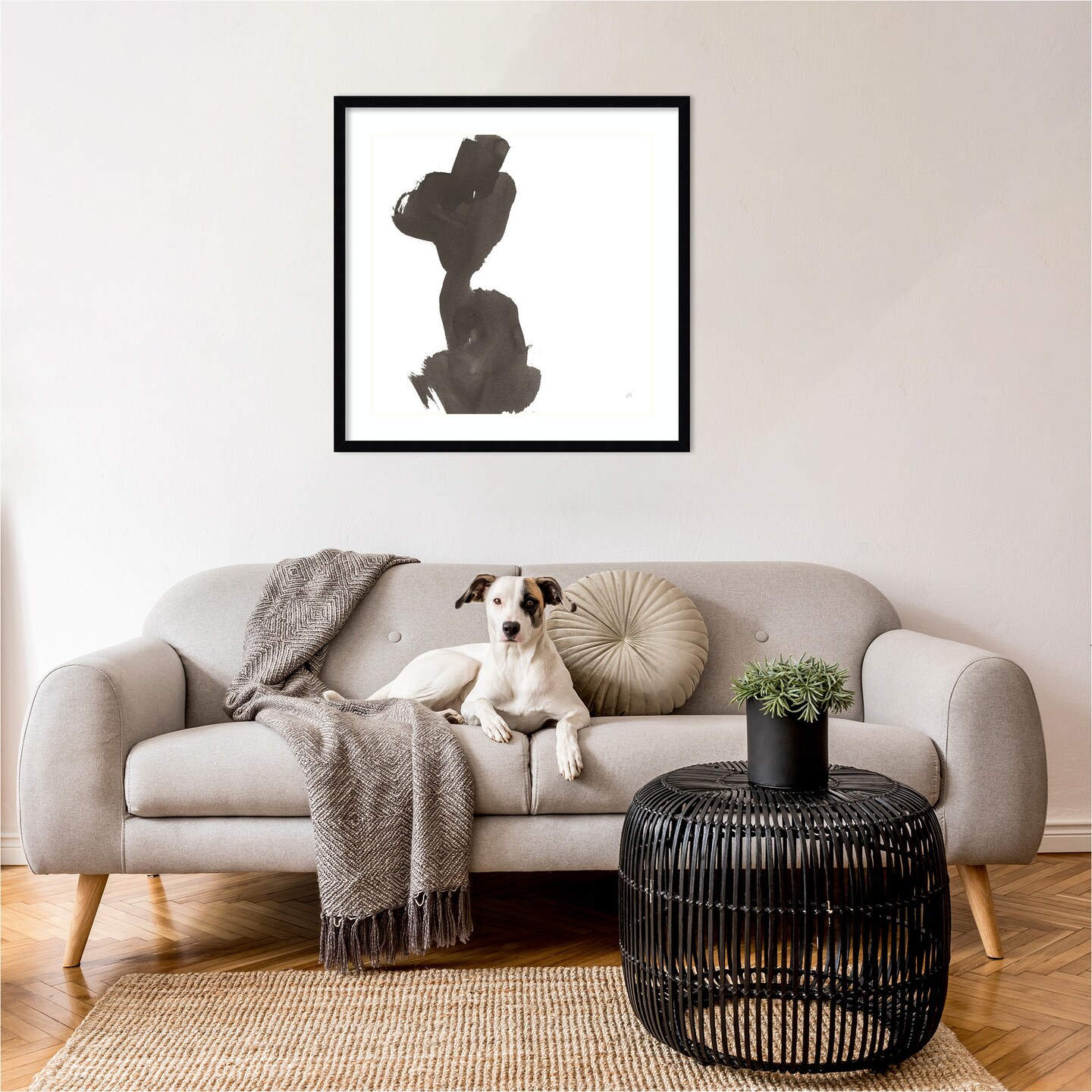 Swash I by Chris Paschke Wood Framed Wall Art Print