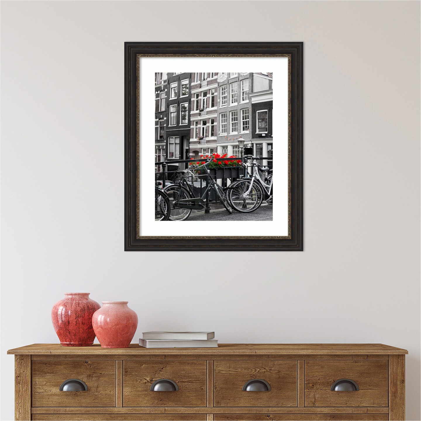 Amanti Art Accent Bronze Narrow Picture Frame