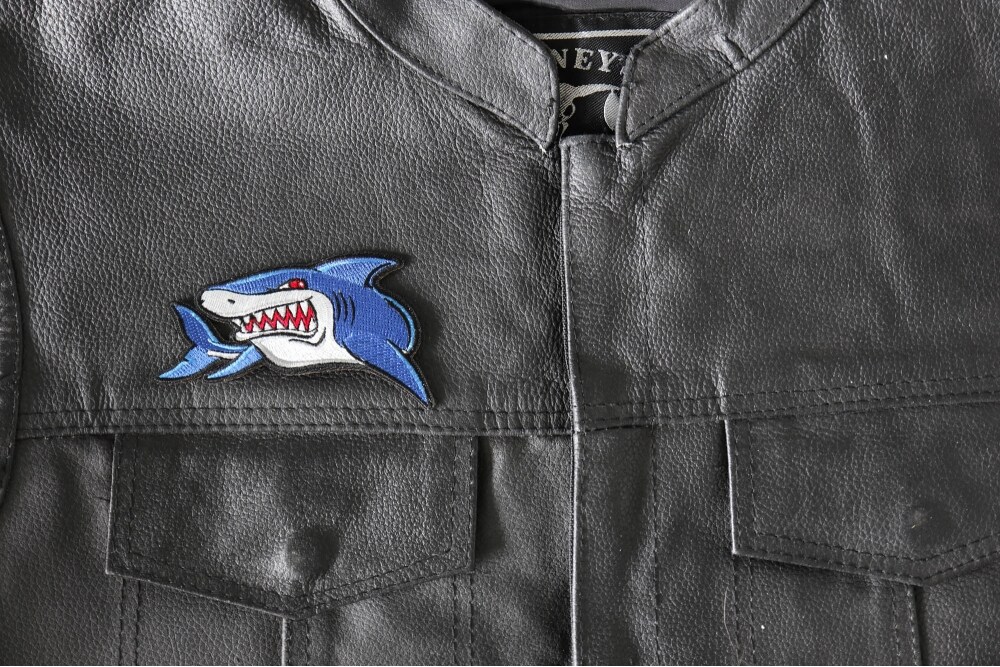 San Jose Sharks Retro Team Logo Embroidered Iron On Patch