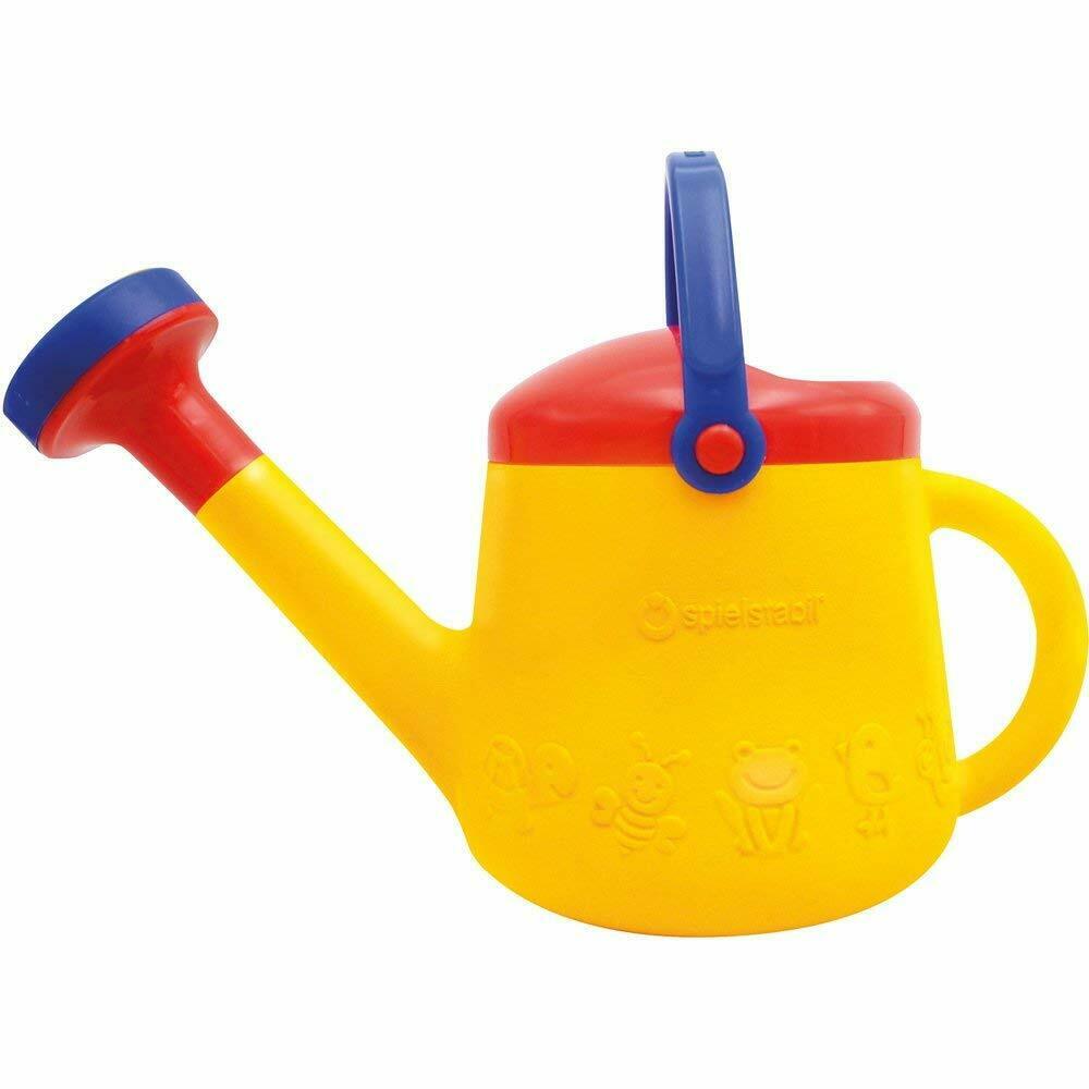 Spielstabil Classic Yellow Children&#x27;s Watering Can - for Ages 18 Months and Up - Holds 1 Liter (Made in Germany)