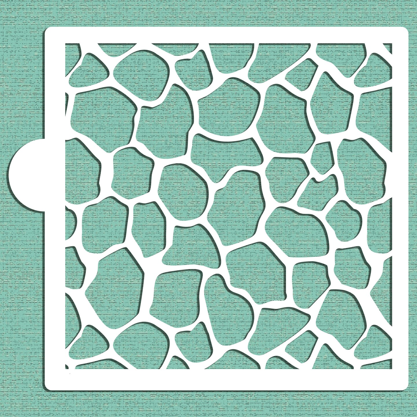 Giraffe Skin Cookie & Craft Stencil | CM196 by Designer Stencils | Cookie Decorating Tools |