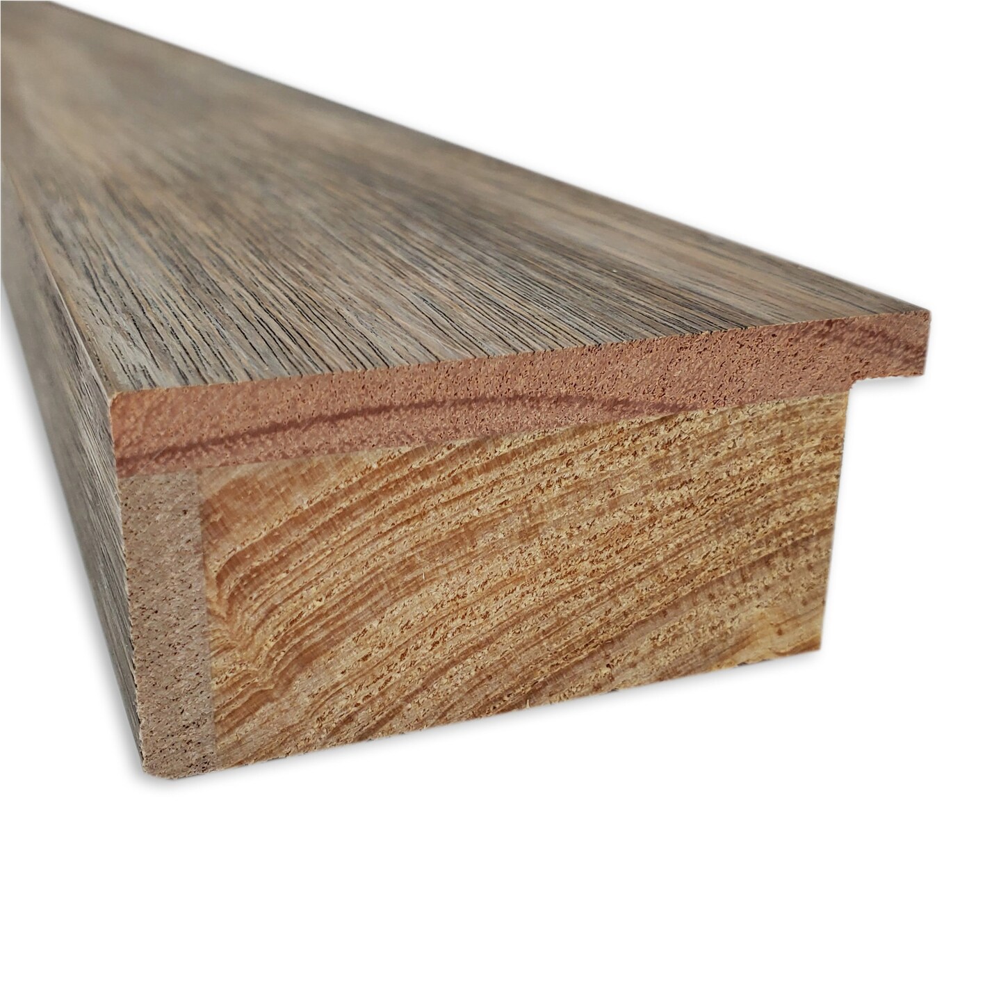Beveled Wood Bathroom Wall Mirror, Hardwood Frame