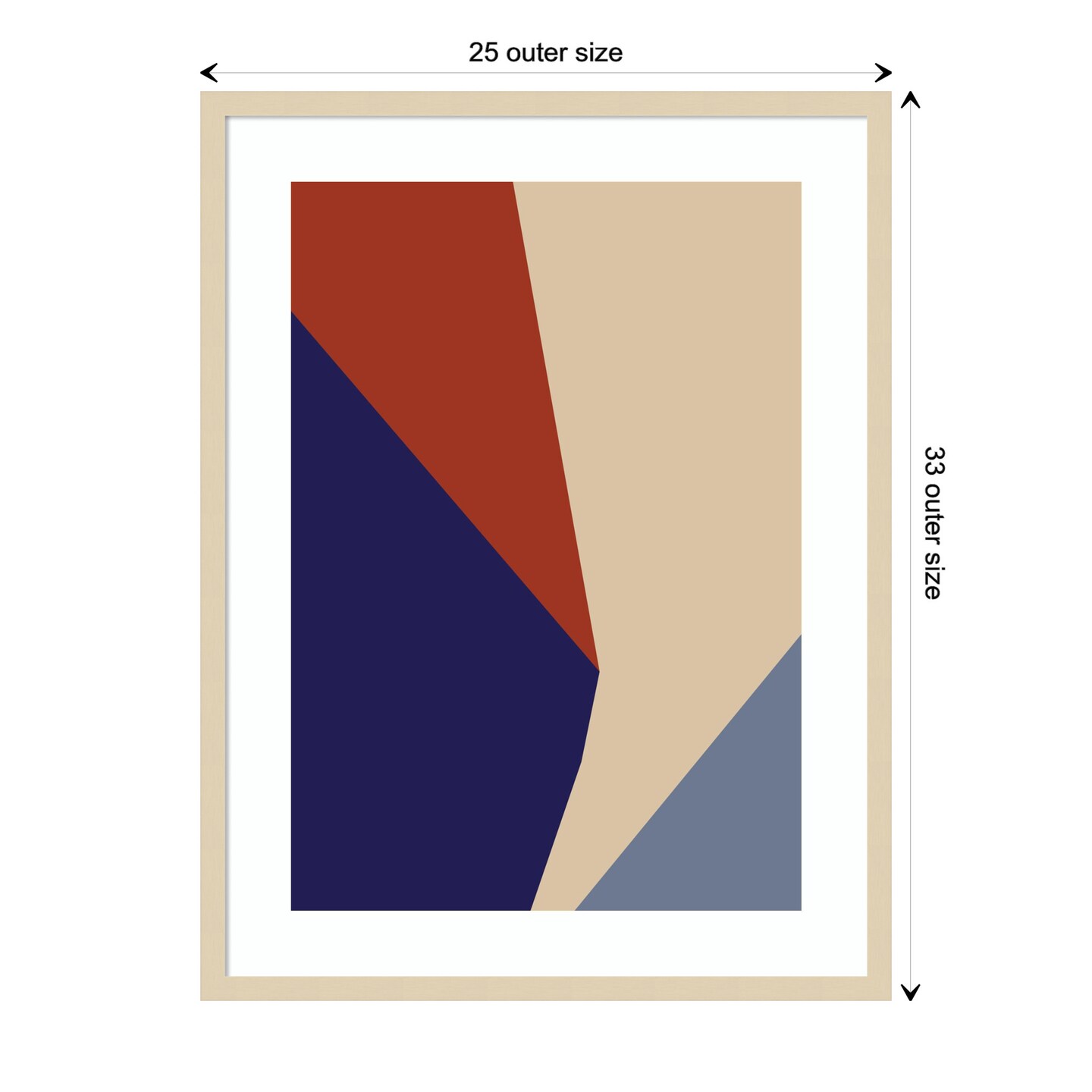 Color Blocks 03 by 1x Studio Wood Framed Wall Art Print Framed Art Michaels