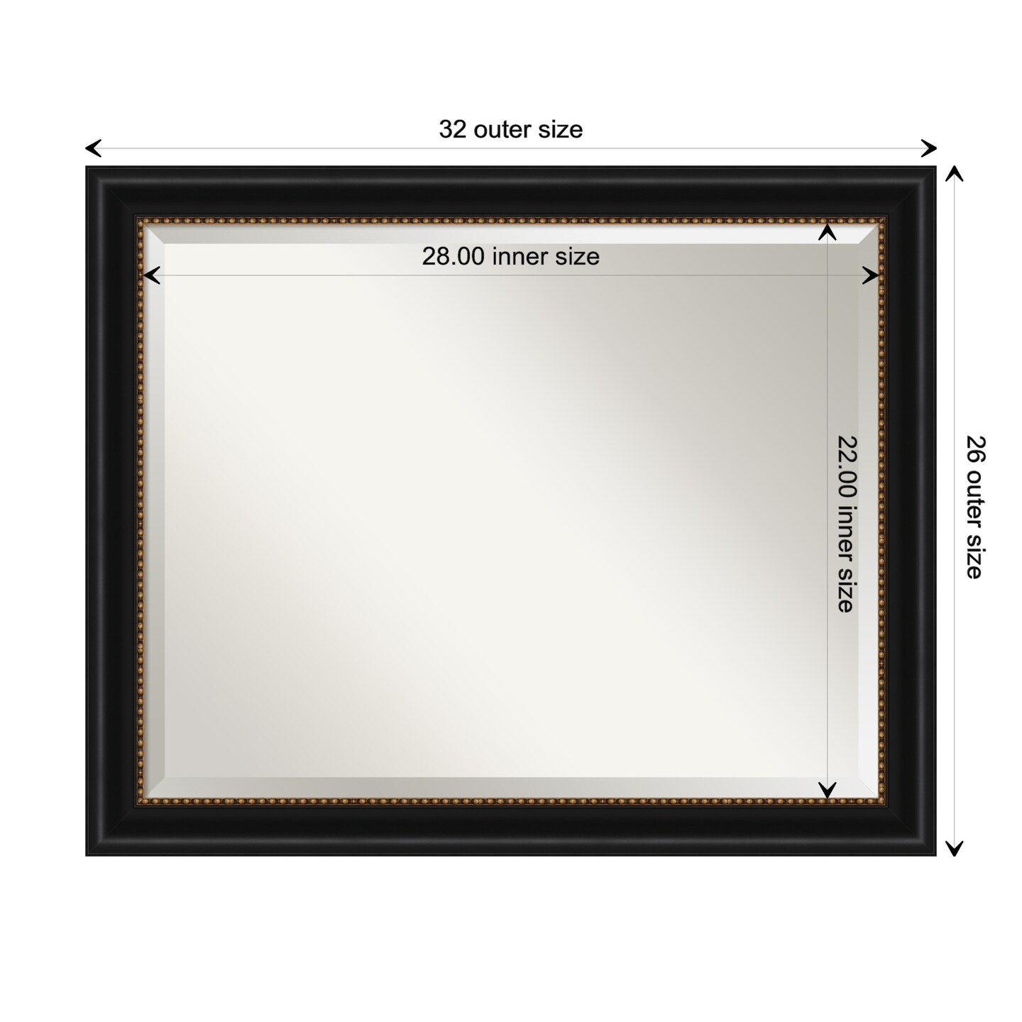 Beveled Bathroom Wall Mirror, Manhattan Frame Mirrors Michaels
