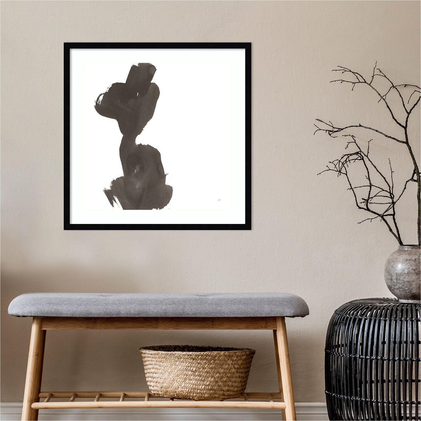 Swash I by Chris Paschke Wood Framed Wall Art Print