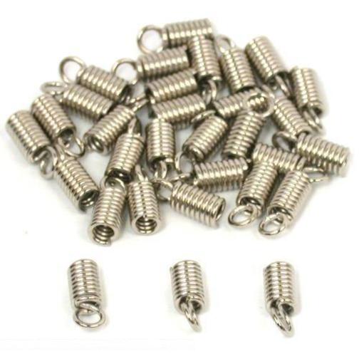 36 Leather Cord Ends Caps Necklace Clasp Jewelry Parts