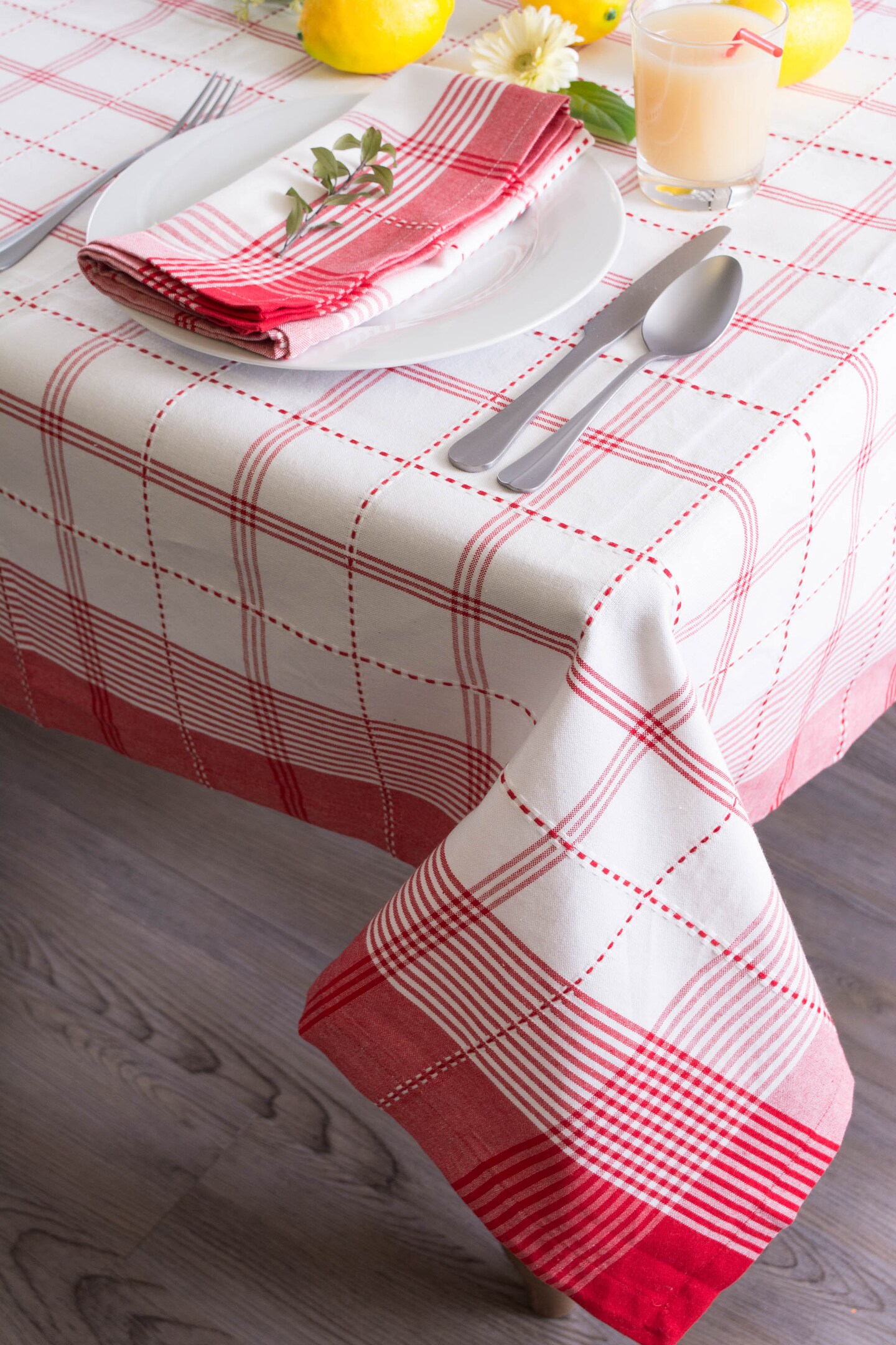 DII Country Plaid Tablecloth Fabric Tablecloths Michaels