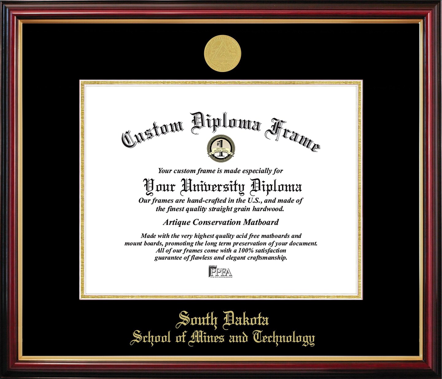 South Dakota School of Mines and Technology Petite Diploma Frame