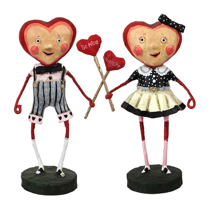 Lori Mitchell Valentine&#x27;s Day Collection: Valentine Couple Figurines, Set of 2