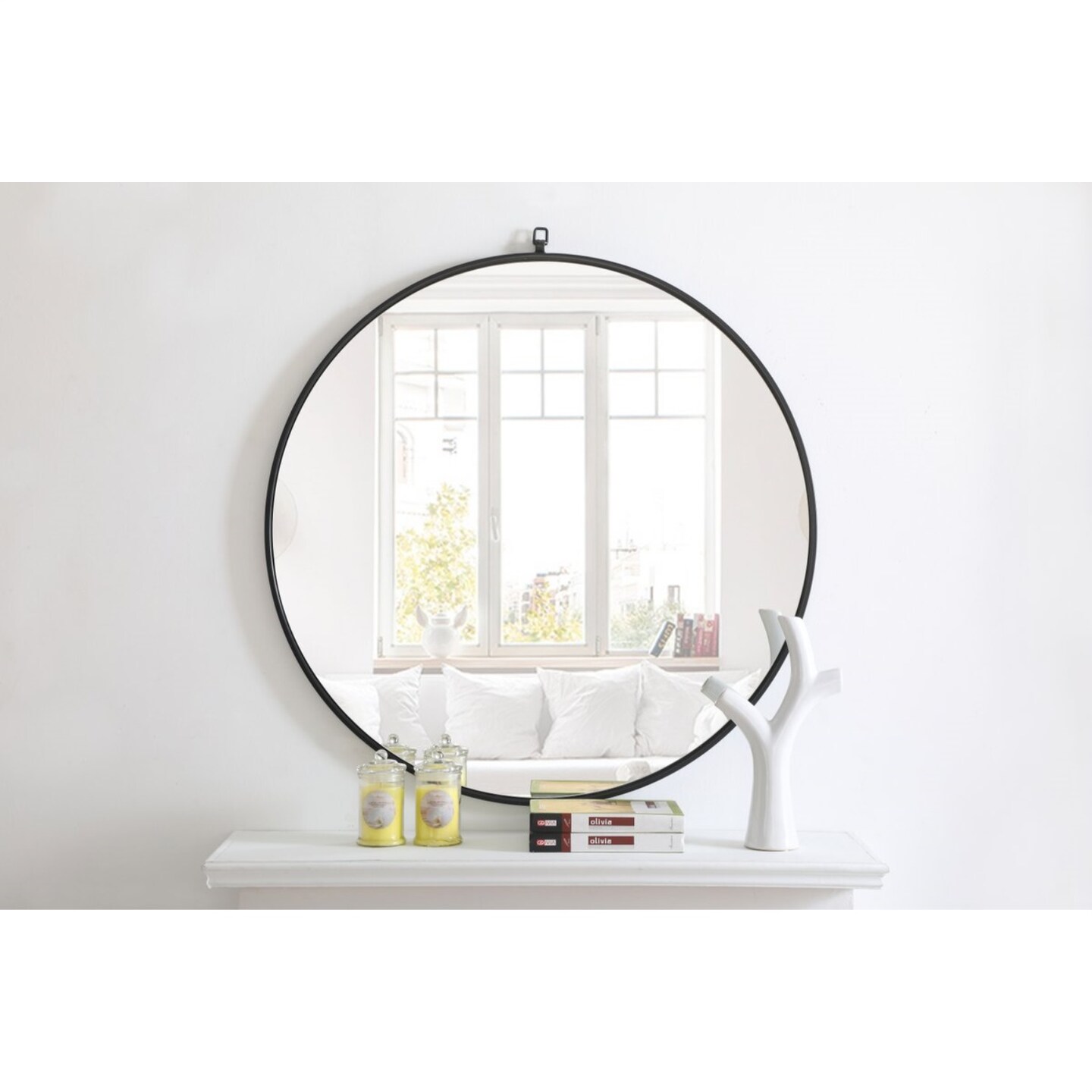 6 Inch Double-Sided Rotating Makeup Mirror - Tabletop, Magnifying & Normal, Metal Stand - View #7