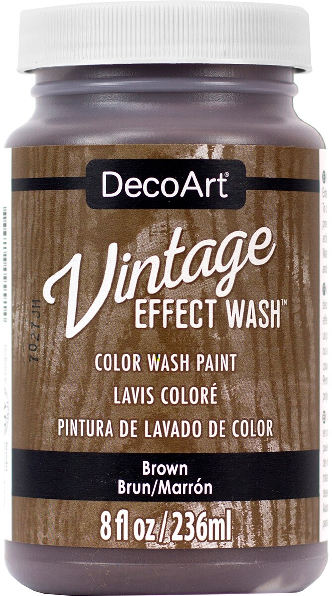 DecoArt Vintage Effect Wash Paint 8ozBrown Accessories Michaels