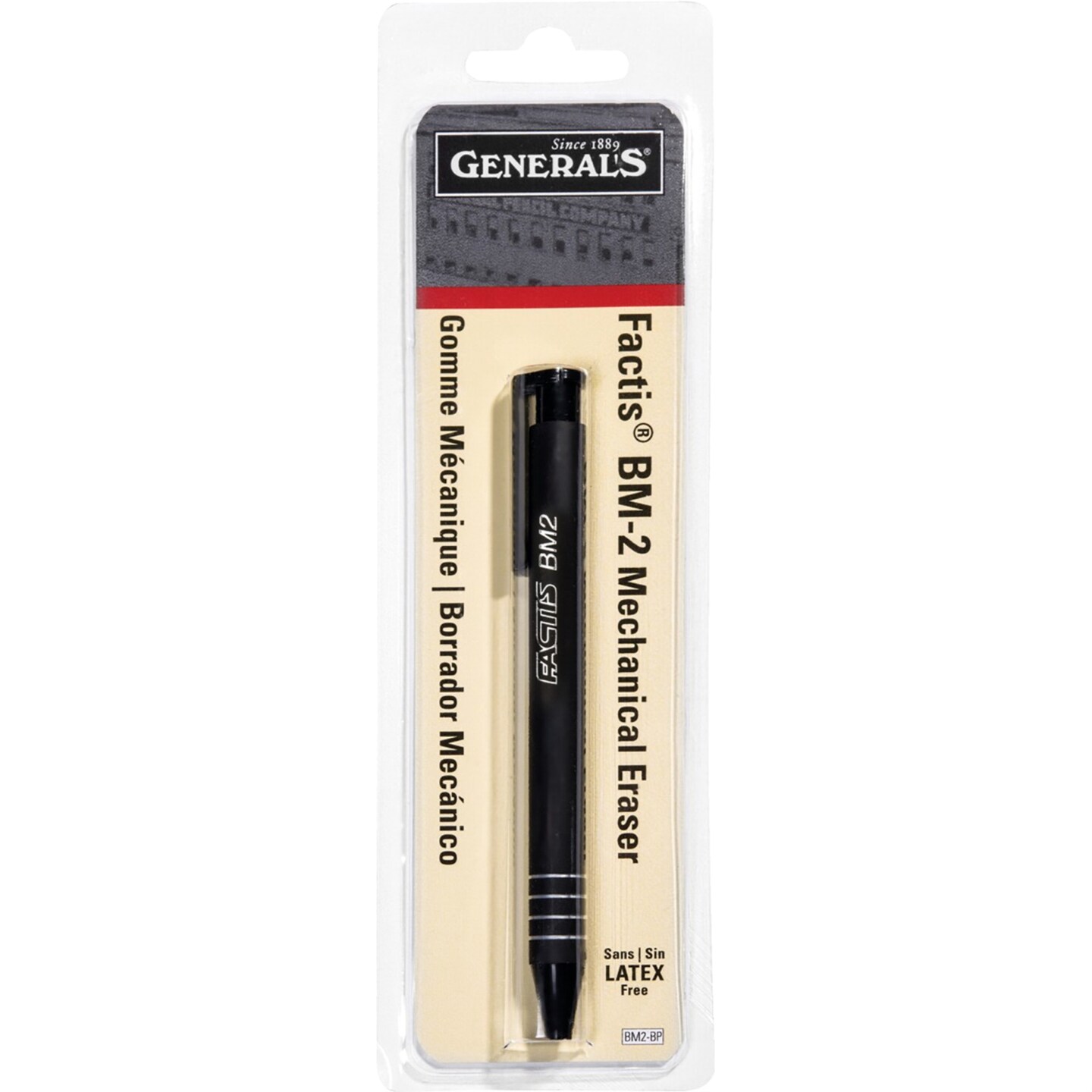 Factis Refillable Pen Style Eraser, Black Erasers Michaels