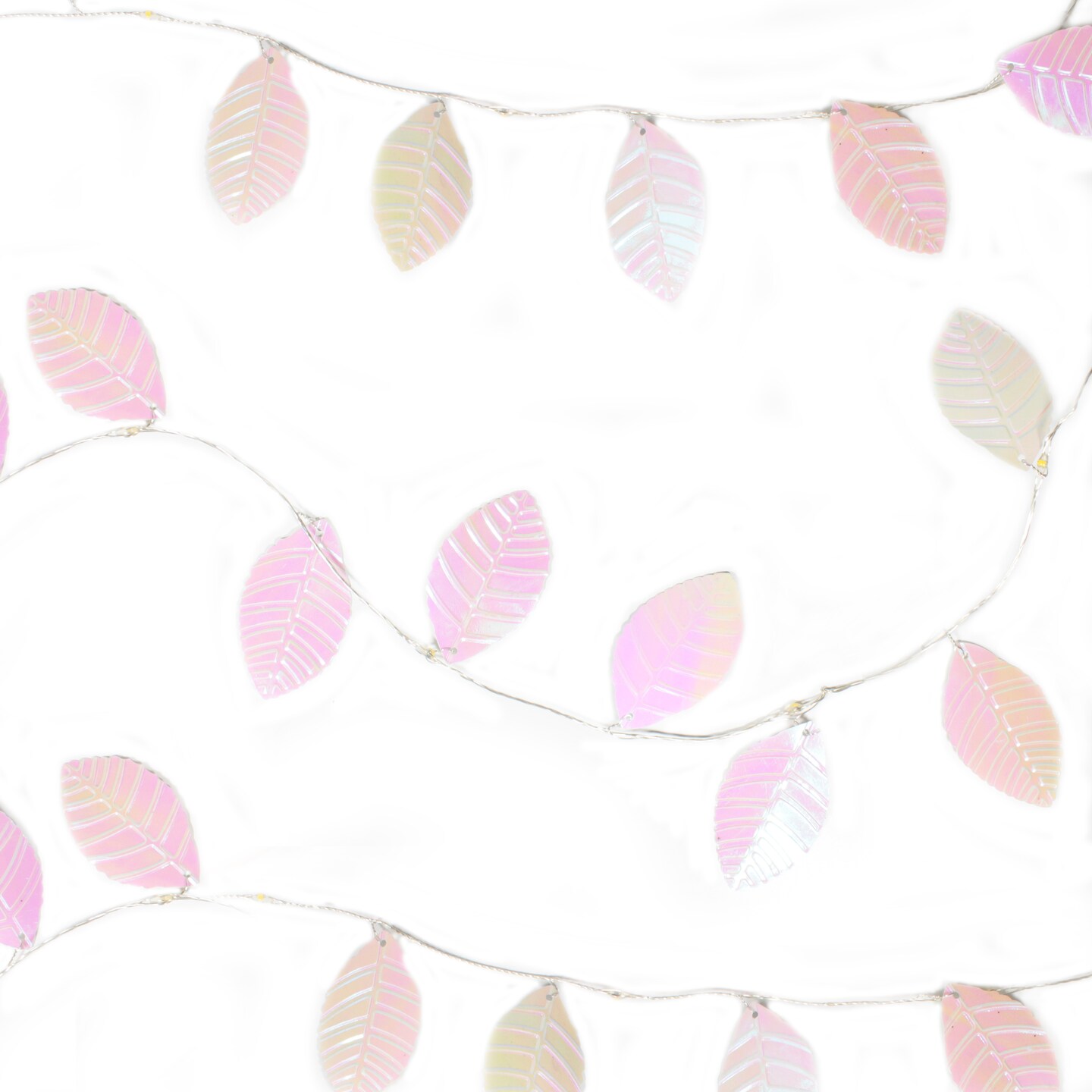 Perfect Holiday 20 LED Iridescent Leaf Fairy Light