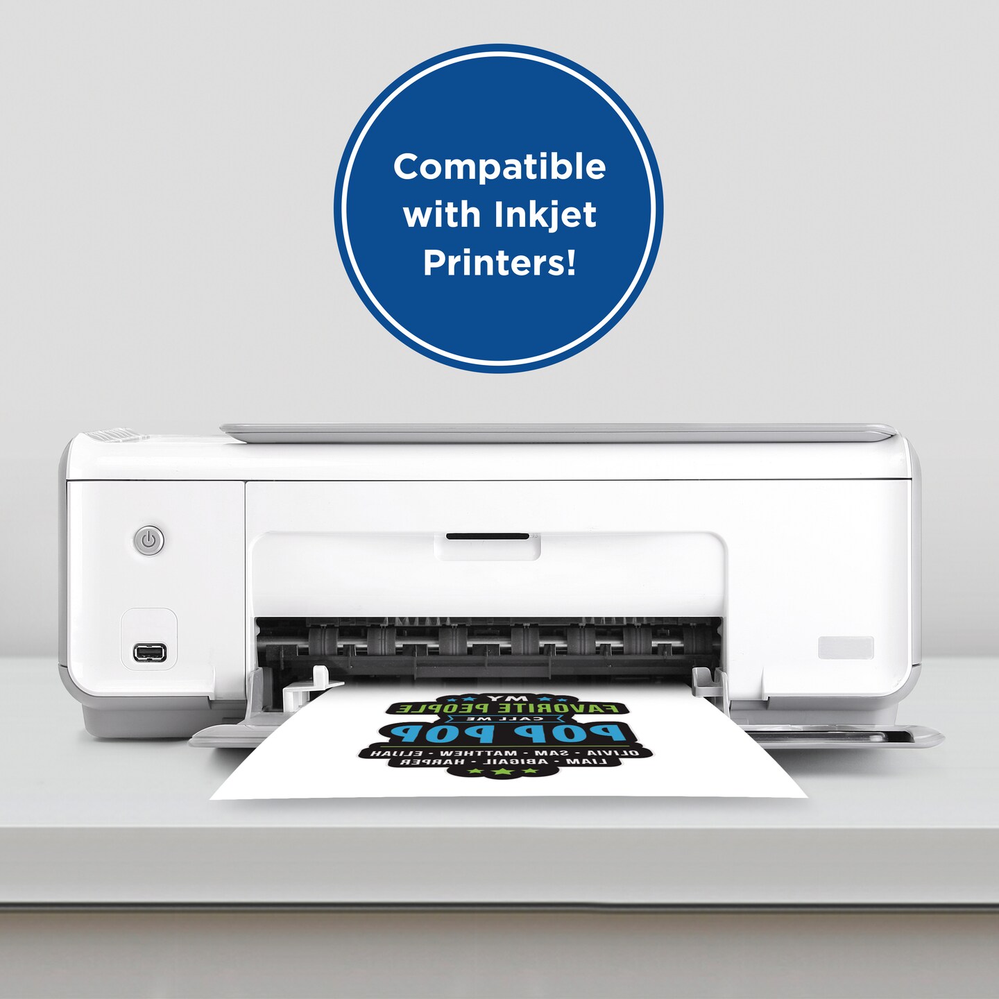 Printworks Dark T-Shirt Transfers for Inkjet Printers, 12 Sheets, 8 ½” x 11” (00531-1)