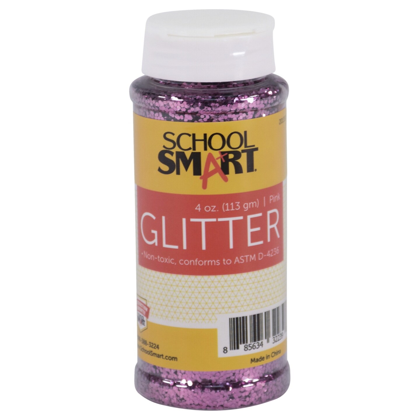 School Smart Craft Glitter, 4 Ounces, Pink Accessories Michaels