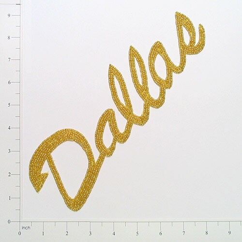 Dallas Beaded Applique/Patch IronOns & Appliques Michaels