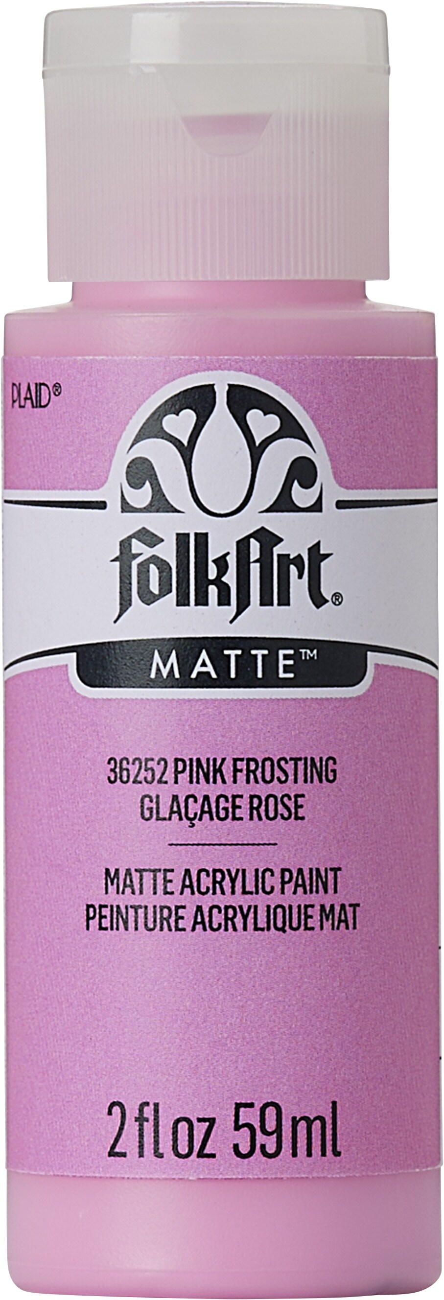 Folkart Matte Acrylic Paint 2oz-Pink Frosting | Accessories | Michaels