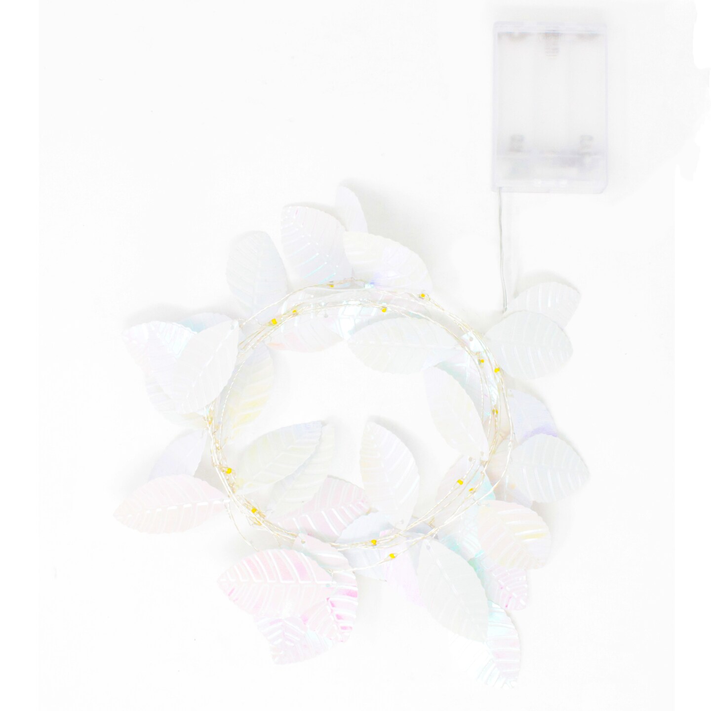 Perfect Holiday 20 LED Iridescent Leaf Fairy Light