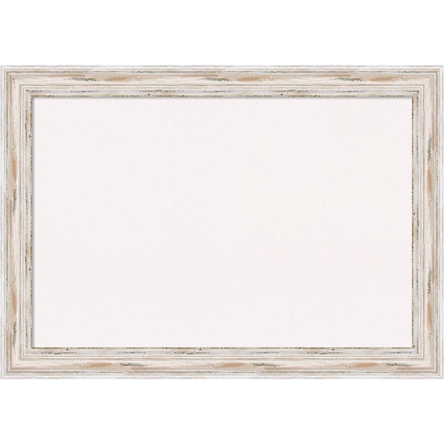 Cork Board, Alexandria White Wash Wood Frame - Bulletin Board, Organization Board, Pin Board