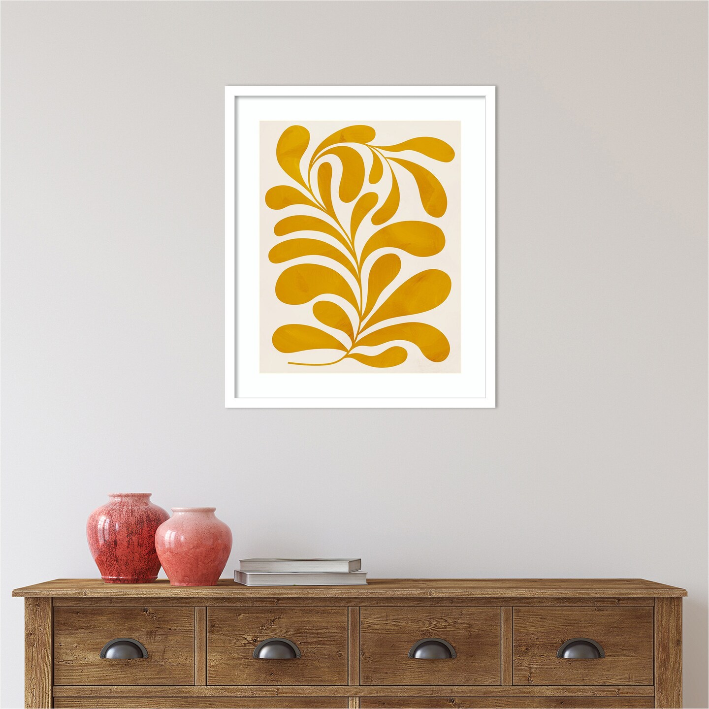 Goldenrod II by Grace Popp Wood Framed Wall Art Print