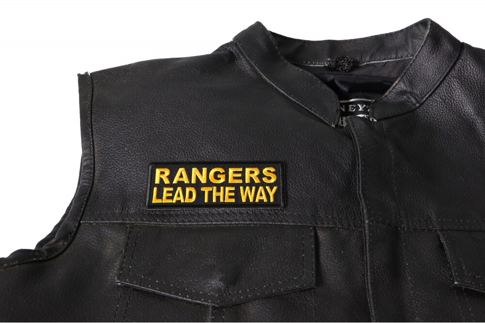 Patch, Embroidered Patch (Iron-On or Sew-On), Rangers Lead The Way (U.S. Army), 4" x 1.5"