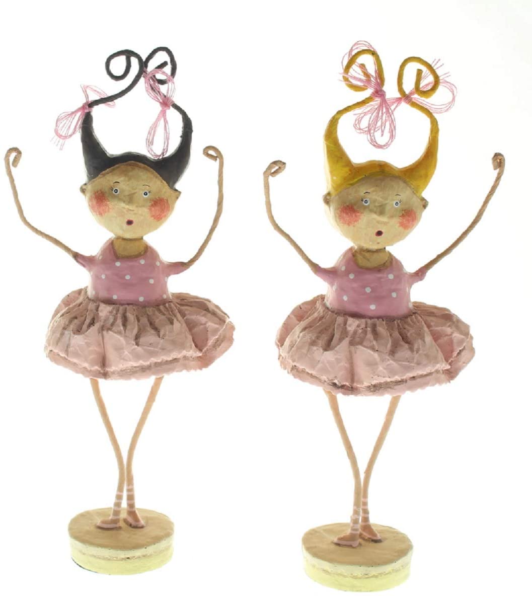 Lori Mitchell The Nutcracker Suite Collection: Bella Ballerina Figurines, Set of 2