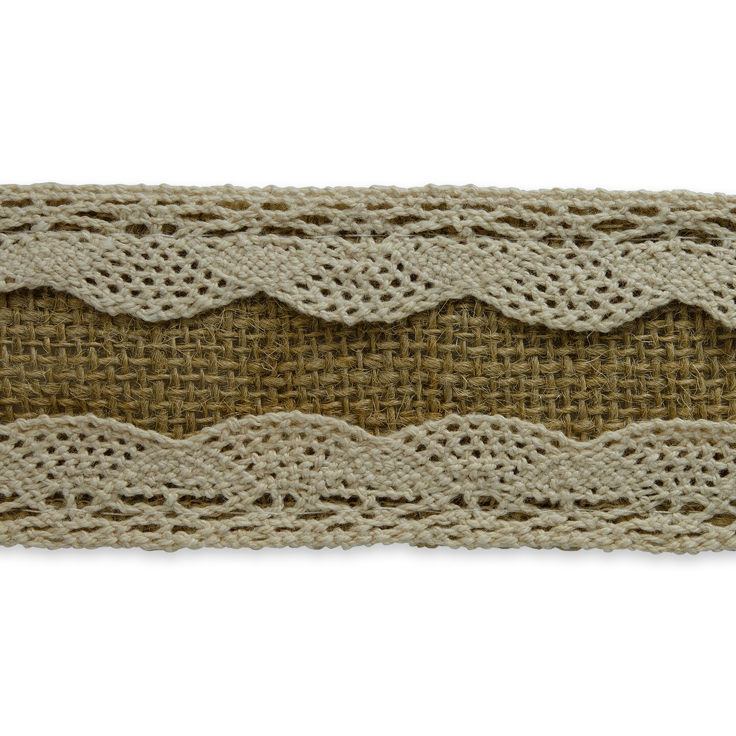 5 Yards of Aubrie Jute Lace Trim Michaels