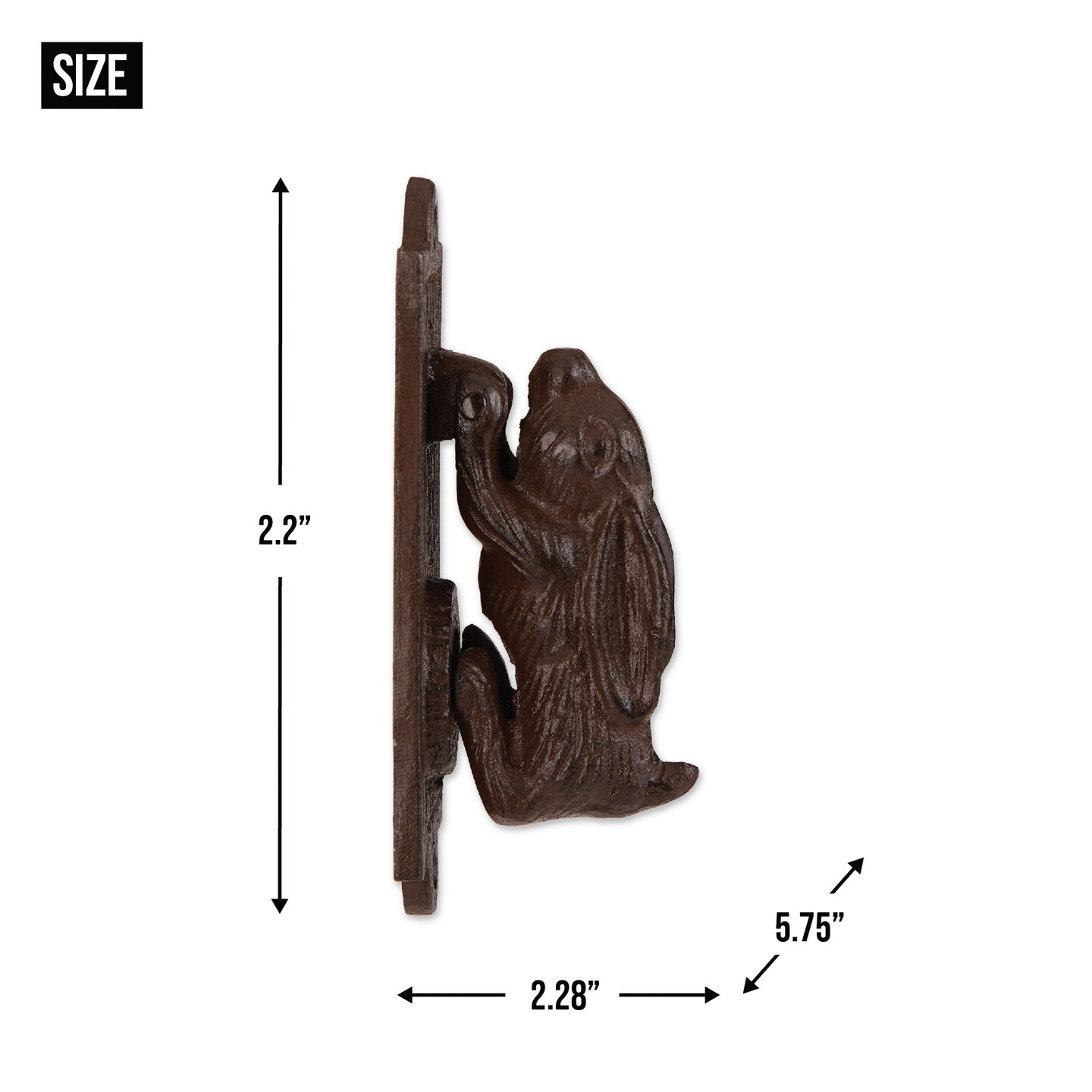 DII Rabbit Cast Iron Door Knocker