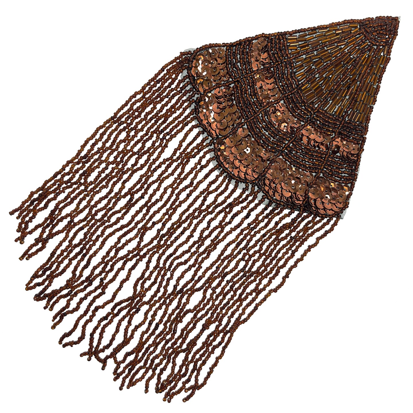 Triangle With  Fringe Applique/Patch
