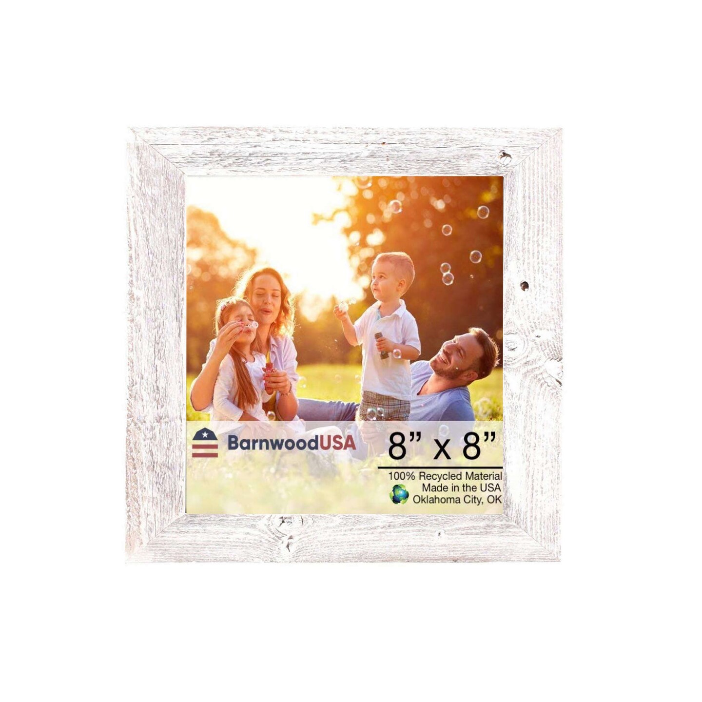 Rustic Farmhouse Standard Tabletop Reclaimed Wood Picture Frame