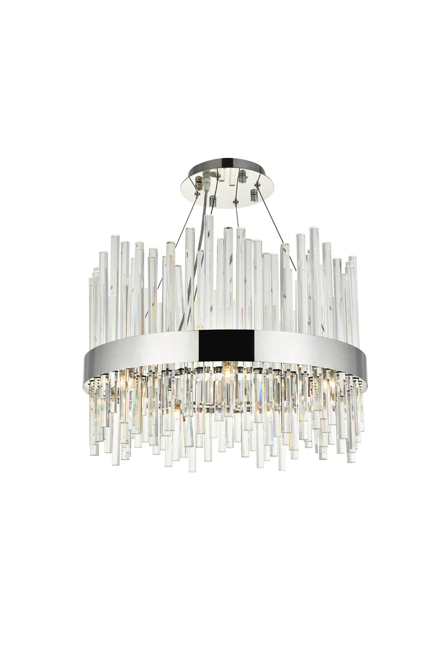 3000 Dallas Collection Chandelier D20in H14in Lt14 Chrome Finish