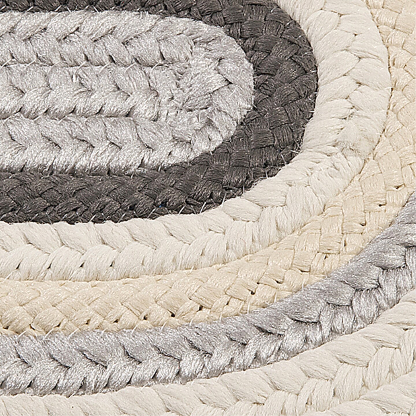 BN49R096X120 Brooklyn Slate 8'x10' Rug, 100 Polypropylene Oval