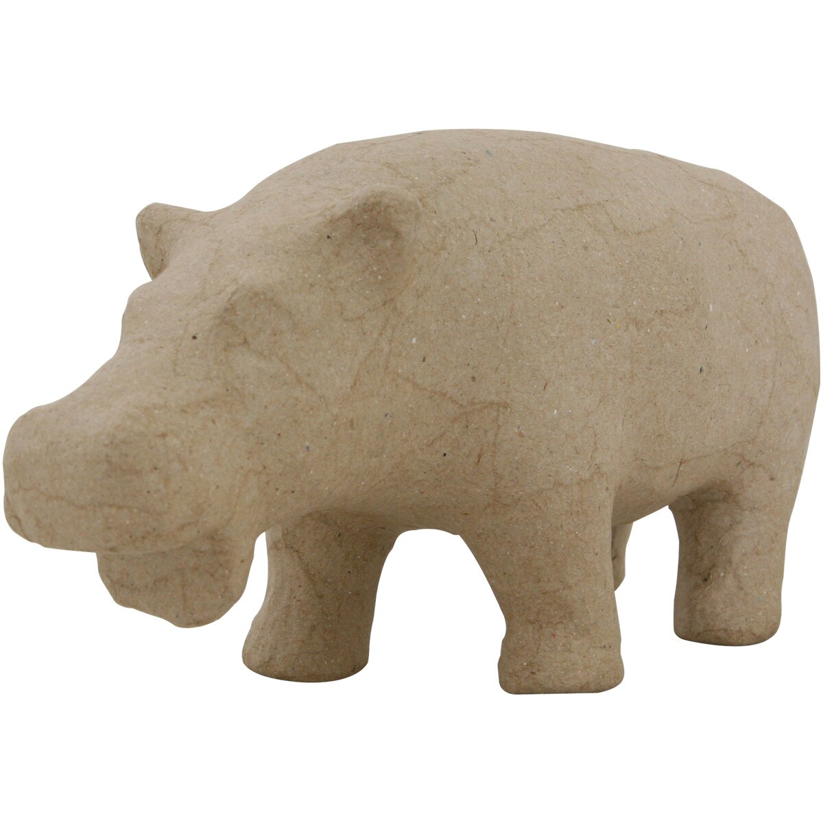 Papier Mache Hippo, 9" x 4.3" Office Supplies Michaels