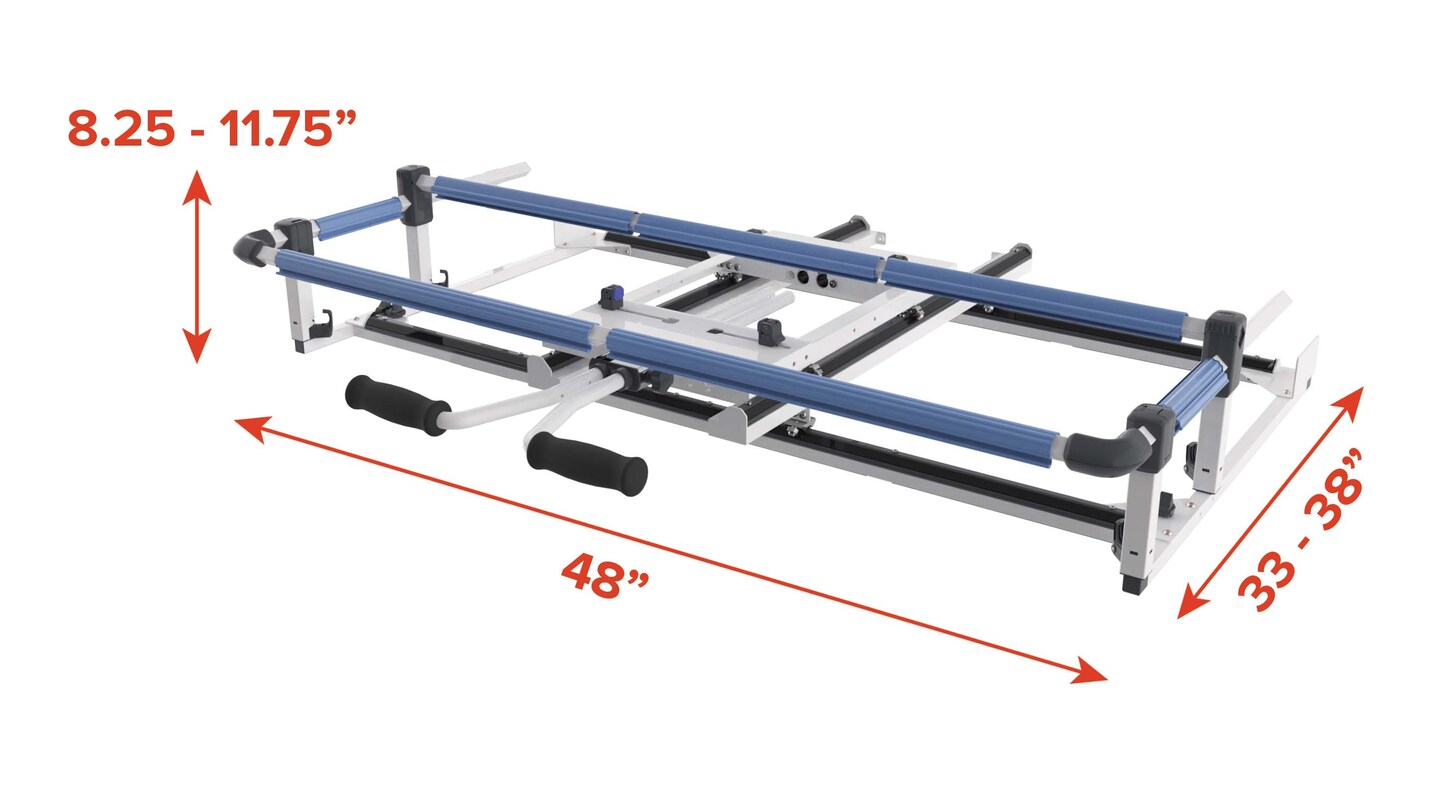 Q'nique 19X Quilting Machine and Cutie Table Top Quilting Frame