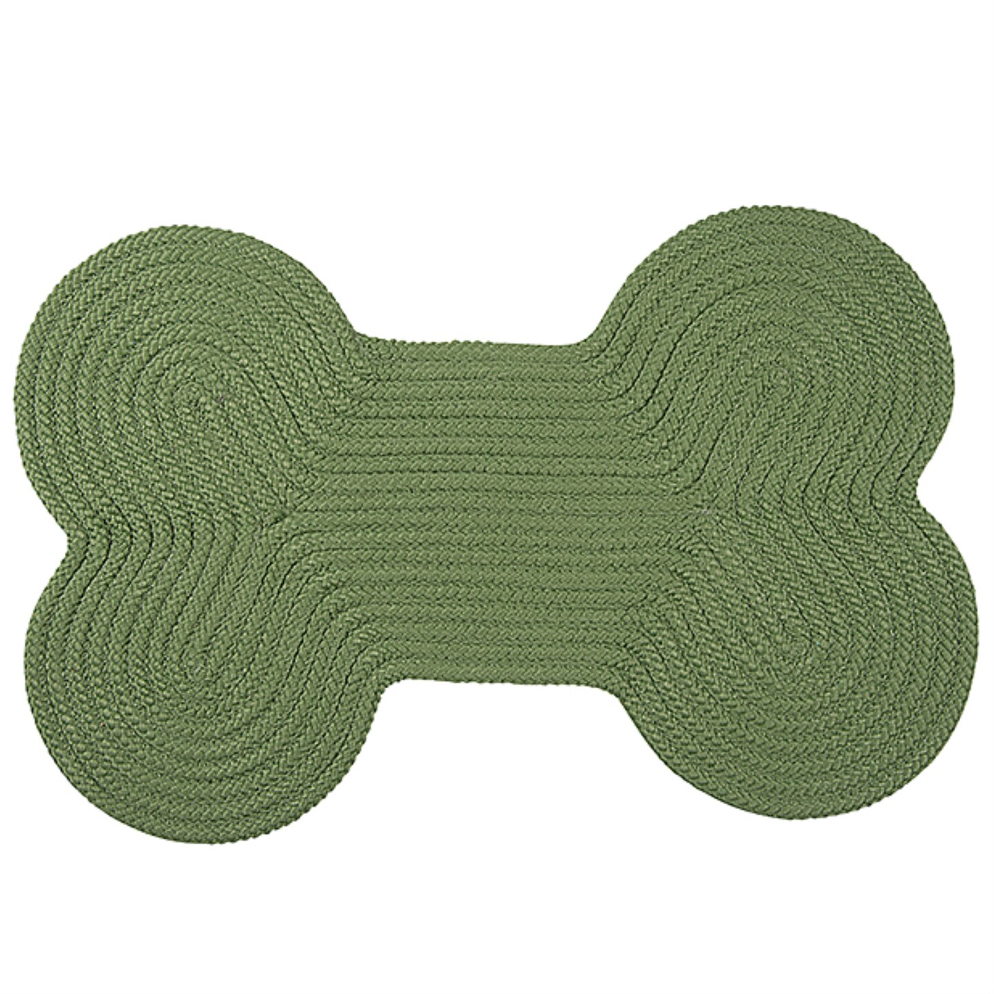 H123A018X030D Dog Bone Solid - Moss Green 18