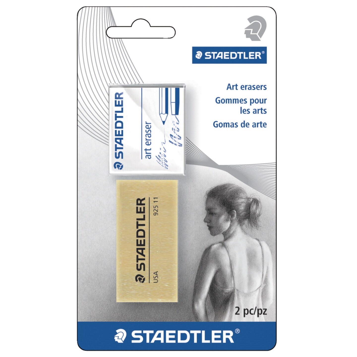 Staedtler Kneadable and Art Gum Erasers, Pack of 2 Erasers Michaels