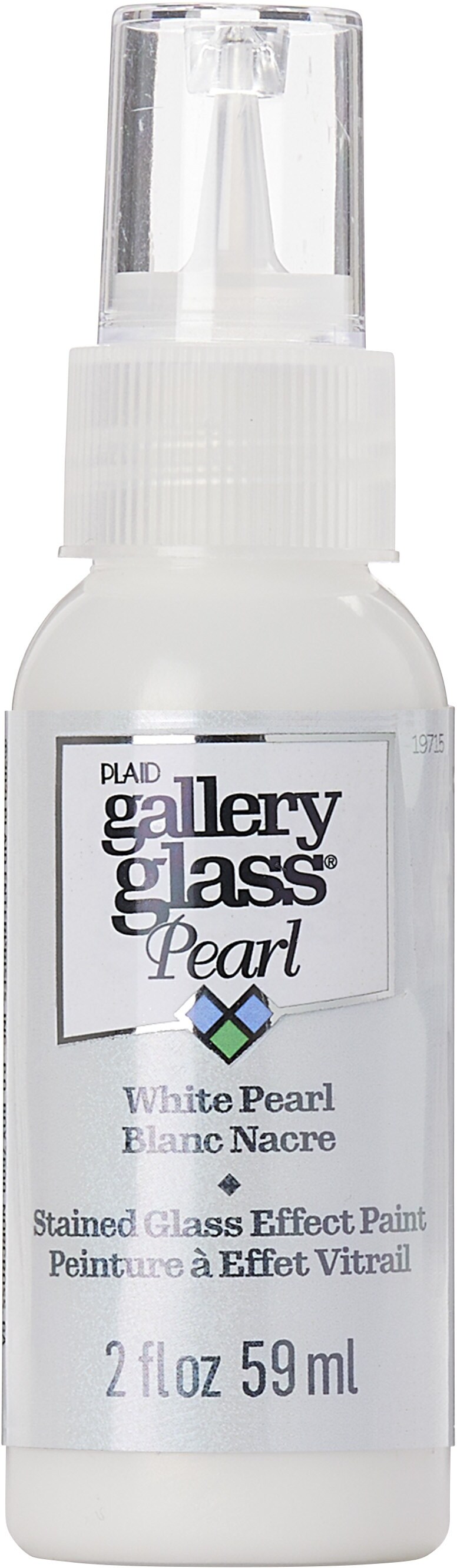 FolkArt Gallery Glass Paint 2ozWhite Pearl Stencils & Forms Michaels