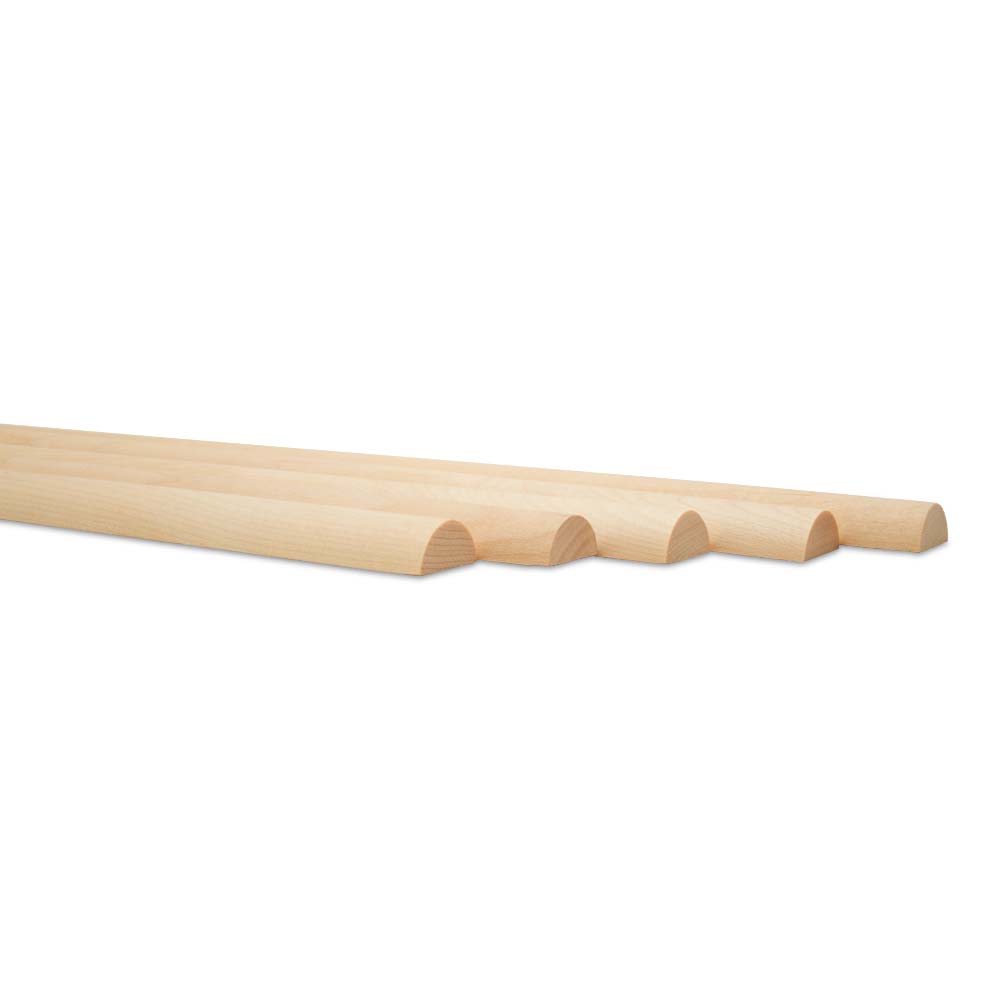 Split Wood Dowel Rods Multiple Sizes Unfinished For DIY Refacing 