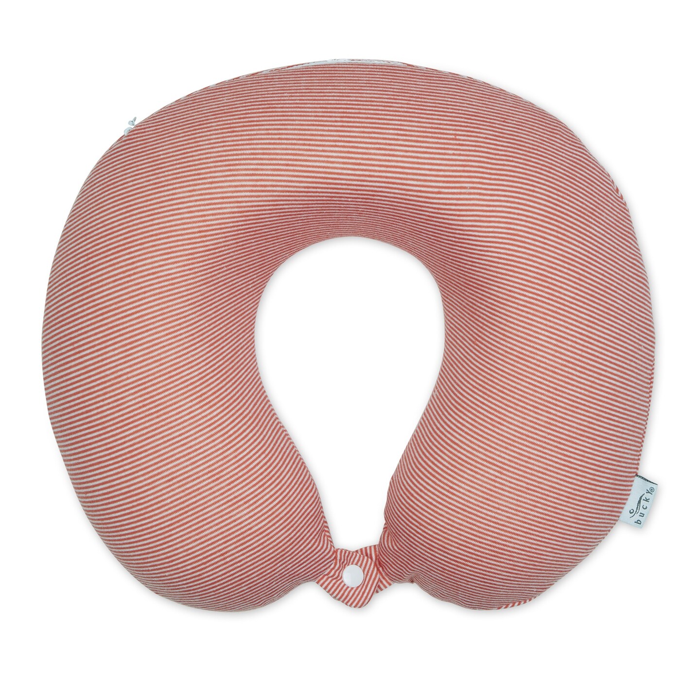 Bucky Jersey Stripe - Memory Foam Neck Pillow - Pink Stripe
