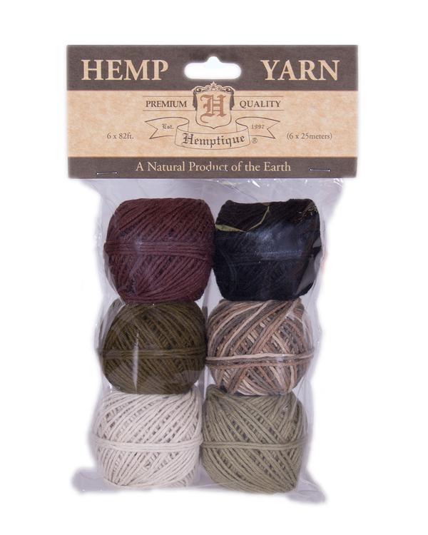 Hemptique Hemp Yarn Bon Bons Eco Friendly Sustainable Naturally Grown Jewelry Bracelet Making Paper Crafting Scrapbooking Bookbinding Mixed Media Crocheting Macrame Seasonal Holiday Gift Wrapping Outdoor Gardening