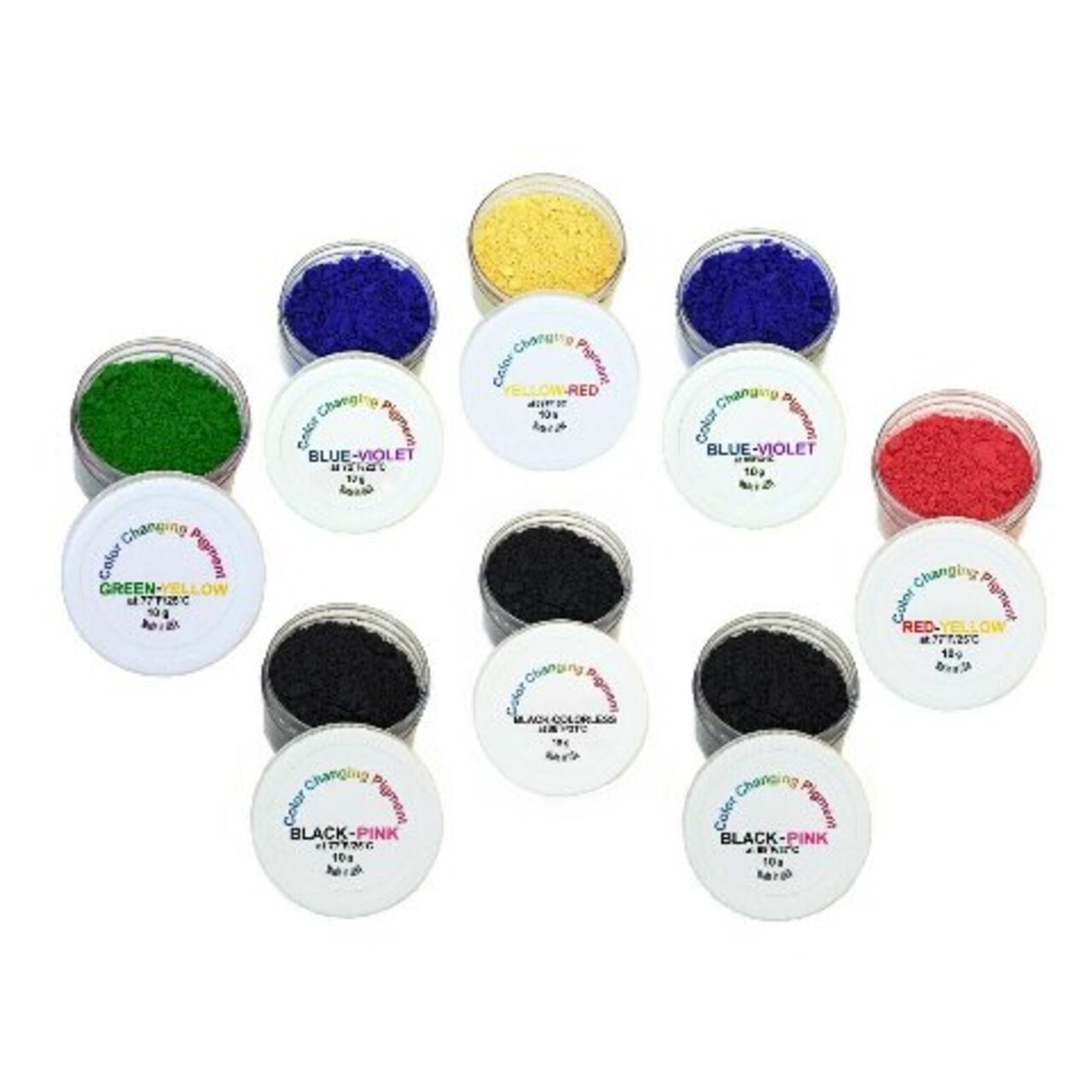 Color Changing Powder Color Changing Powder Pigment Thermochromic Temperature Heat Sensitive ...