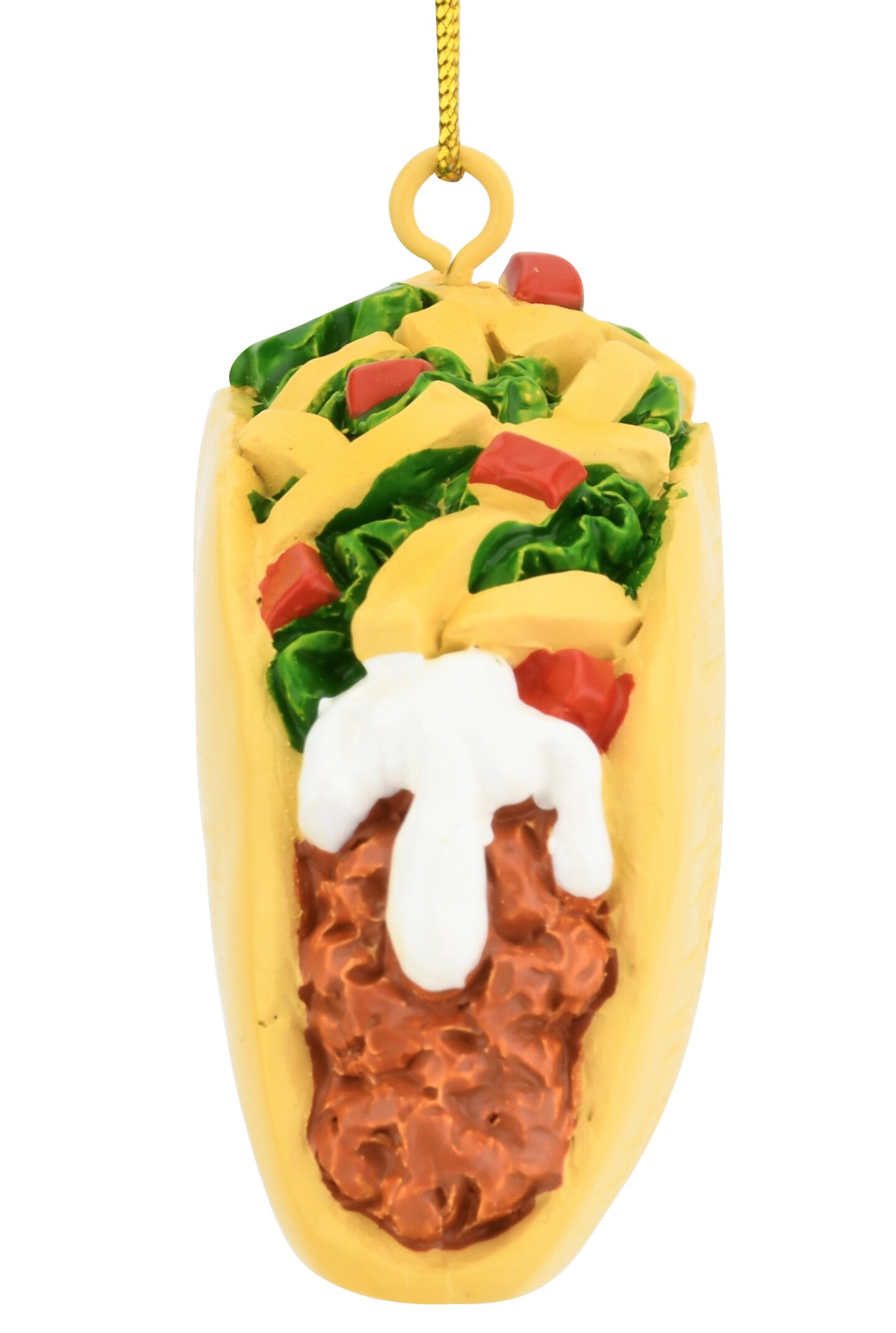 Taco Food Christmas Ornament