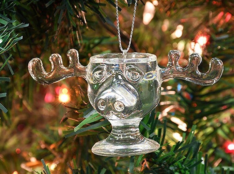 Moose Mug Christmas Ornament