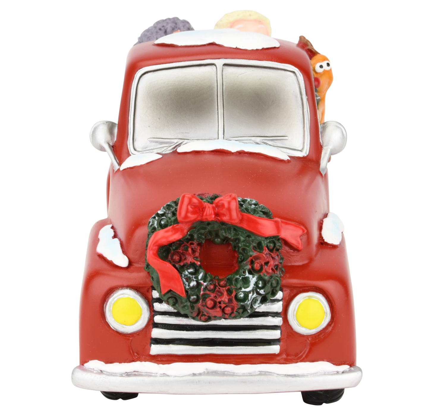 Santa and Mrs. Claus Partying Pickup Truck &#x27;Hillbilly&#x27; Hot Tub 8&#x22; Decoration Figurine