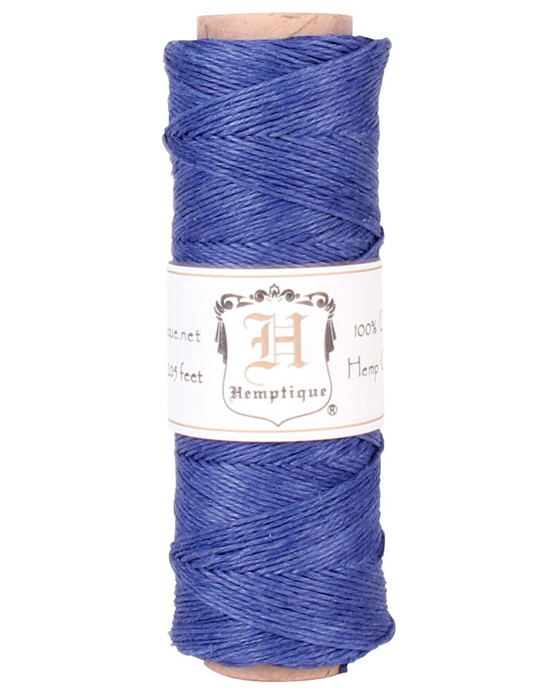 Hemptique 0.5mm #10 Hemp Cord Spools Jewelry Making Macrame Crochet Crafting Gift Wrapping Outdoor Gardening