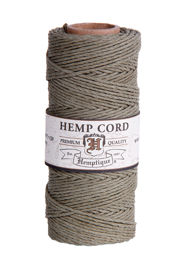 Hemptique 1mm #20 Hemp Cord Spools Jewelry Making Macrame Crochet Crafting Gift Wrapping