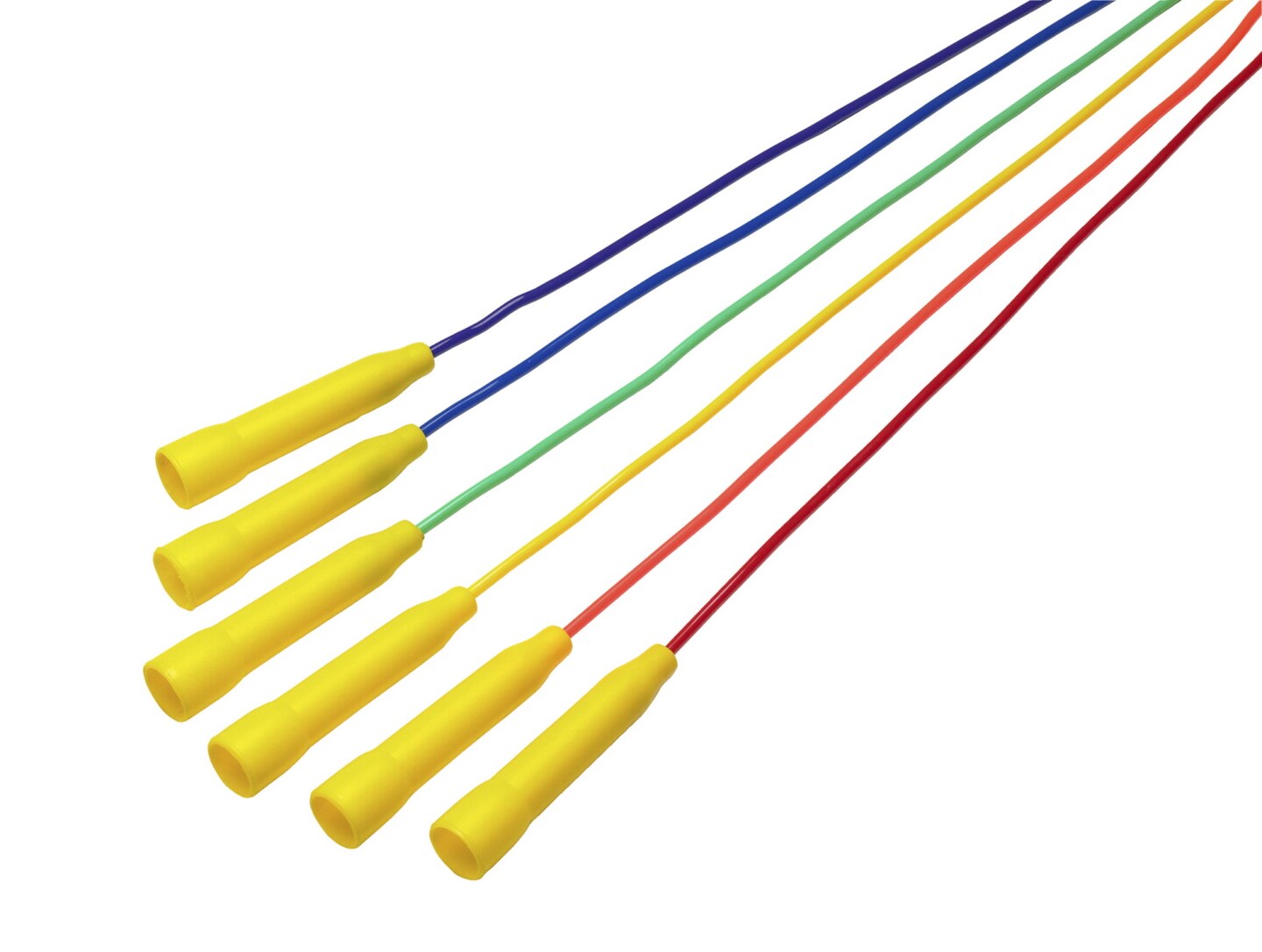 Sportime Solid Jump Ropes 8 Feet Assorted Colors Set Of 6 Art 