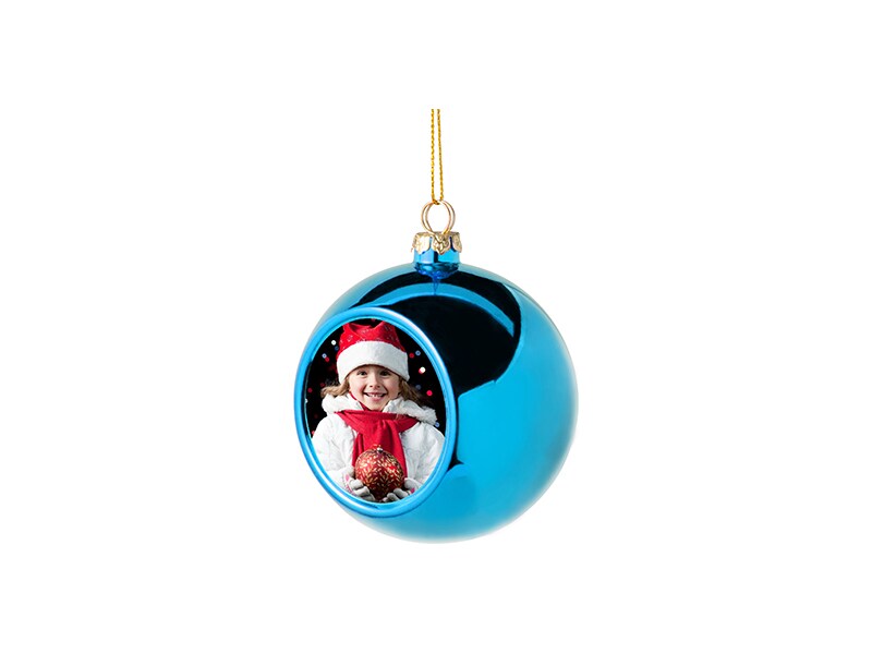 Plastic Christmas Ball Ornament XMB8-LB B-9