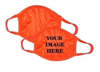 Facial Fashion Cover Neon -Orange 2 Ply Poly Performance Dry Fit Facial  NO RETURN ON THIS PRODUCT OR REFUND!!!!