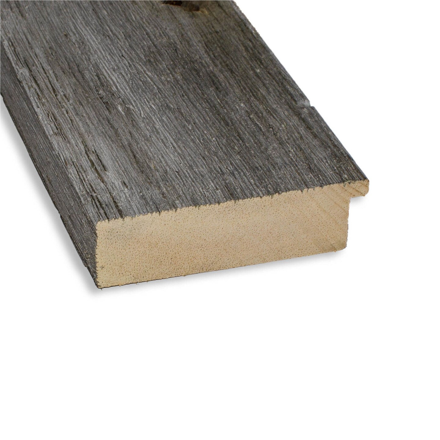 Petite Bevel Wood Wall Mirror, Fencepost Frame